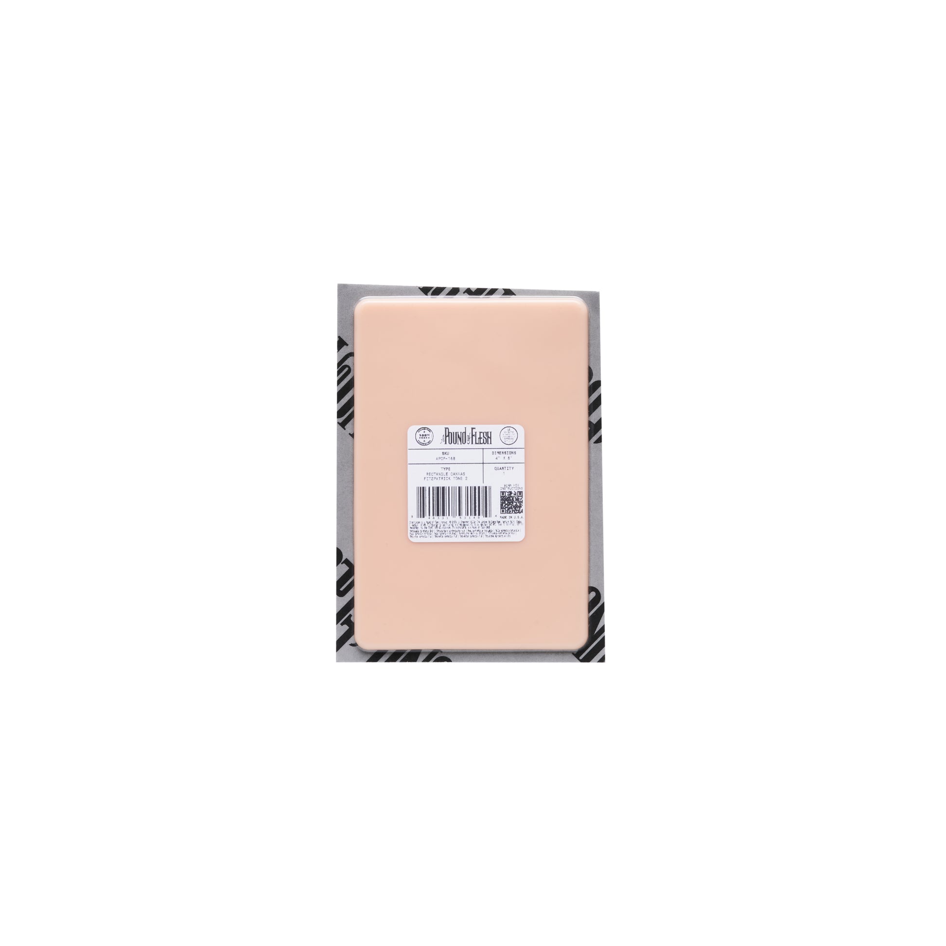 A Pound of Flesh Flat Canvas — 4" x 6" — Single or Pack - A Pound of Flesh