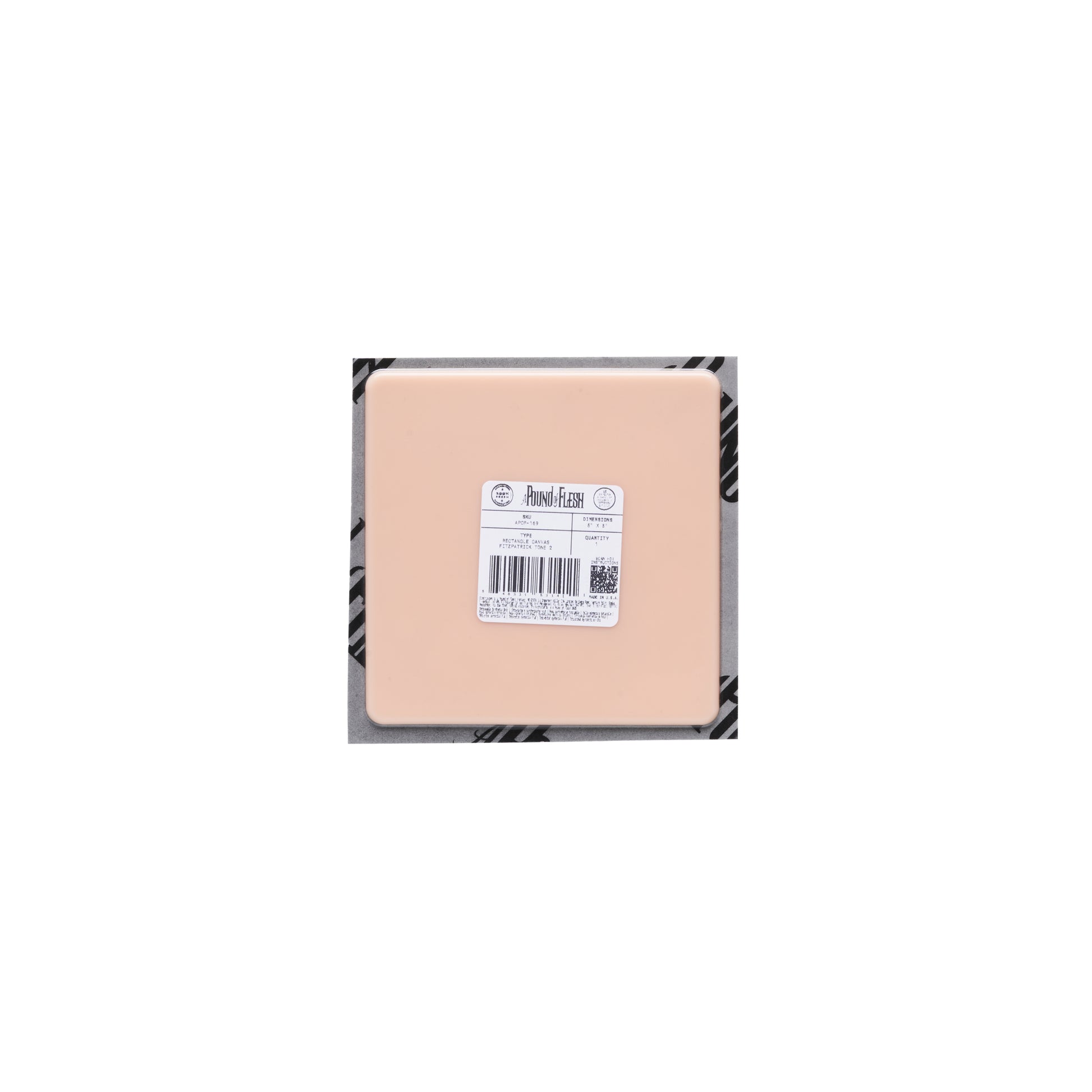 A Pound of Flesh Flat Canvas — 5" x 5" — Single or Pack - A Pound of Flesh