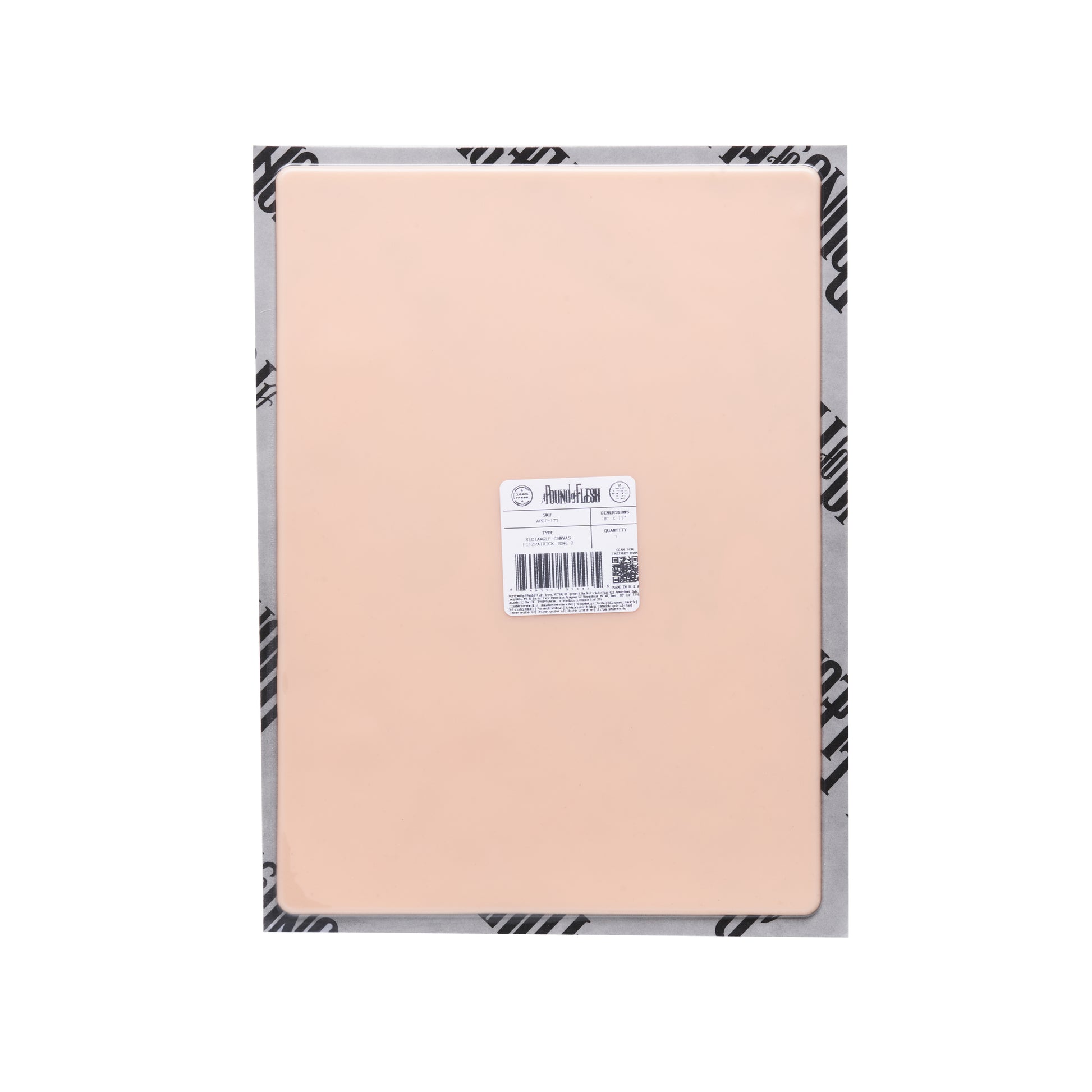 A Pound of Flesh Flat Canvas — 8" x 11" —  Single or Pack - A Pound of Flesh