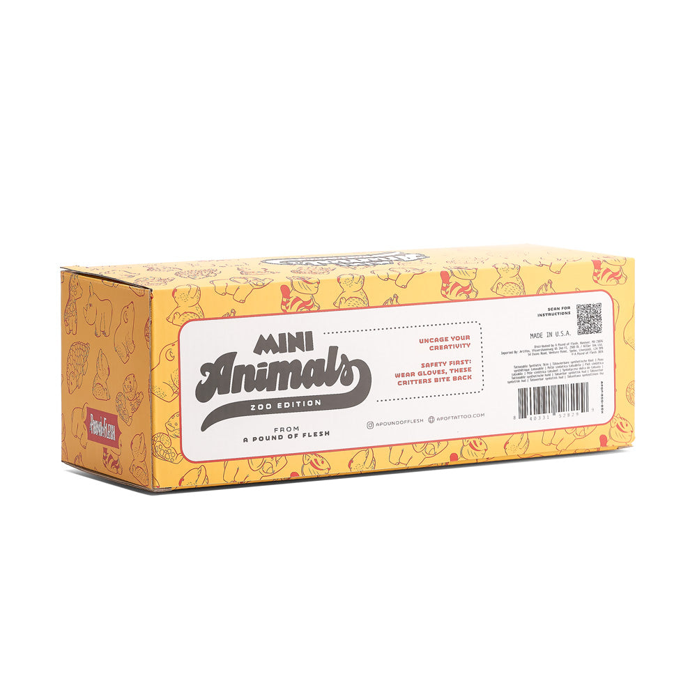 A Pound of Flesh Mini Animals — Zoo Edition — 8 Tattooable Critters - A Pound of Flesh