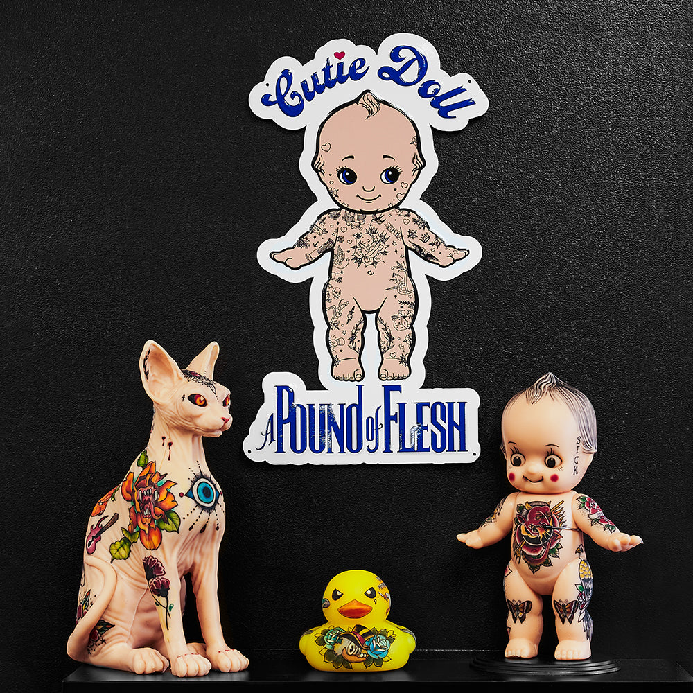 A Pound of Flesh Cutie Doll Tin Tacker — Price Per 1 - A Pound of Flesh