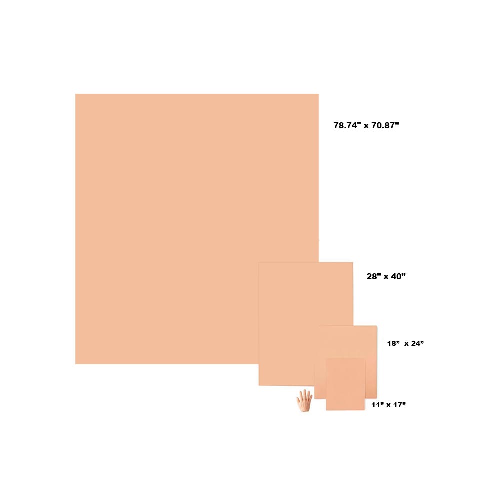 6.6’ x 5.9’ x 3mm Fitzpatrick Skin Tone 2 Huge Canvas - A Pound of Flesh