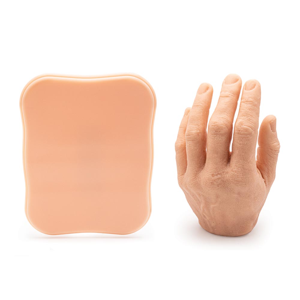 APOF Micro Series Small Square Plaque (with hand for scale)