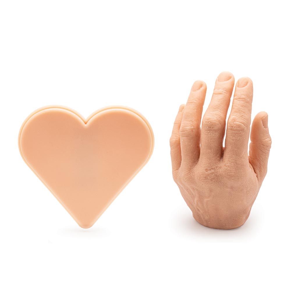 APOF Micro Series Small Heart (with hand for scale)