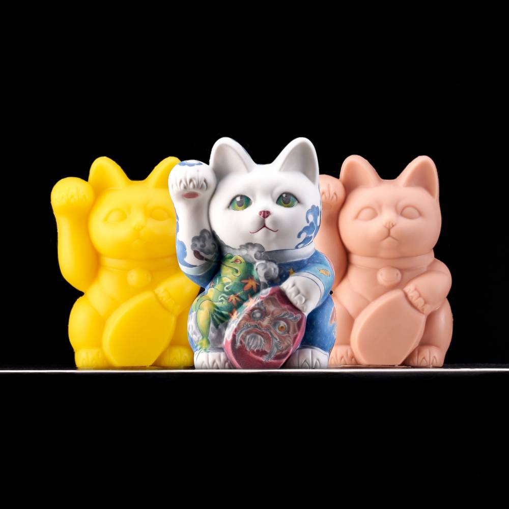 A Pound of Flesh Tattooable Lucky Cat — Pick Color - A Pound of Flesh