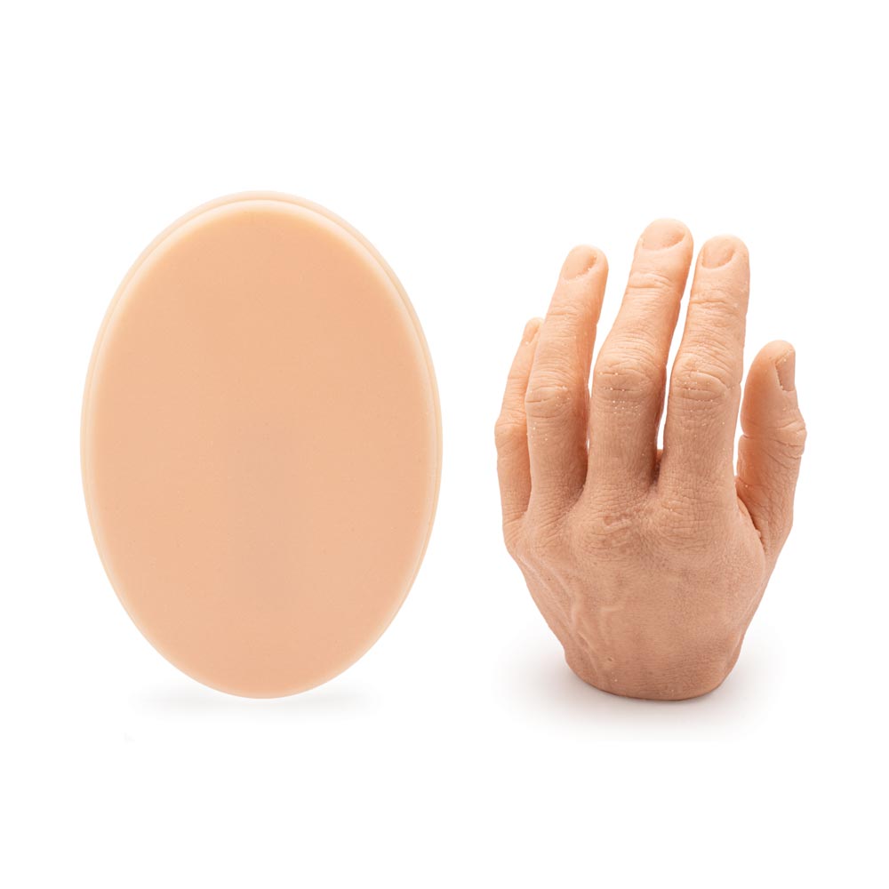 APOF Micro Series Small Oval (with hand for scale)