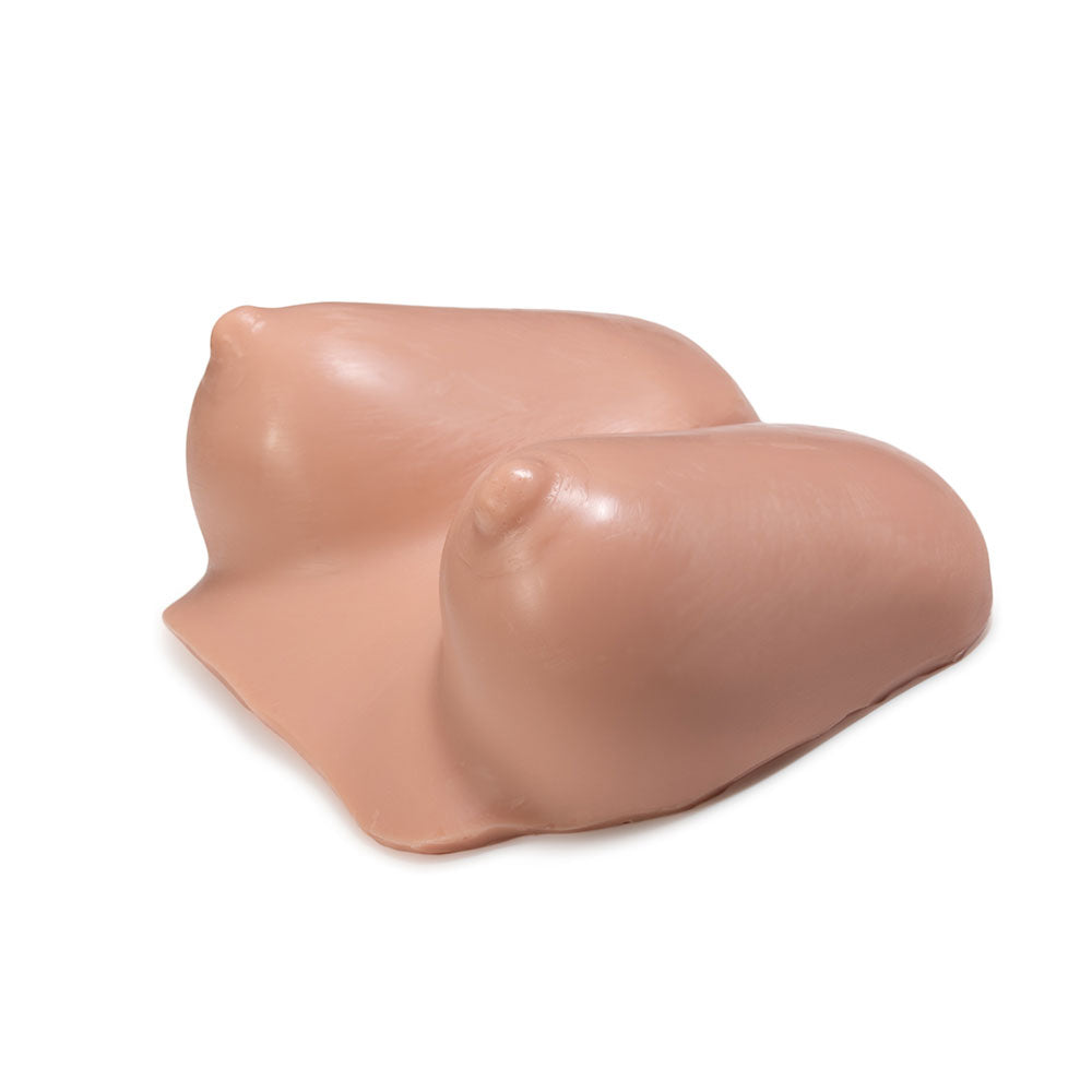 A Pound of Flesh Breasts with Nipples — Side View