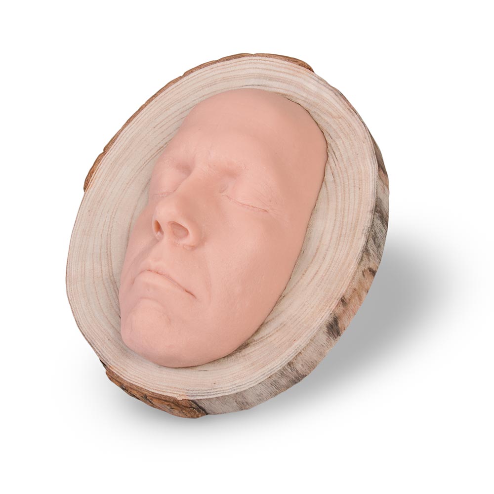 Idol Series — Jesse Smith Face with Wood Plank — Angled View