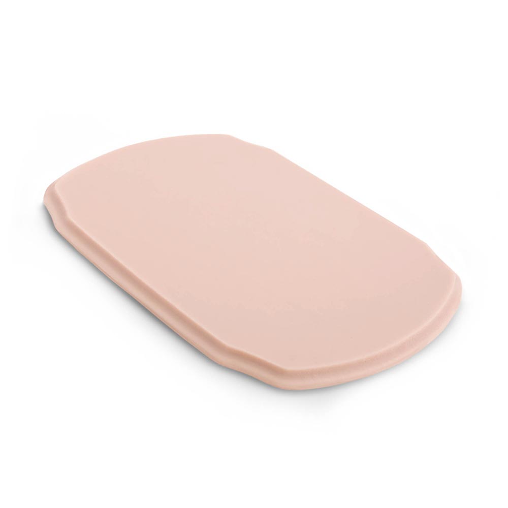 11” x 9” Pink Tone Rounded Plaque — Laying Flat