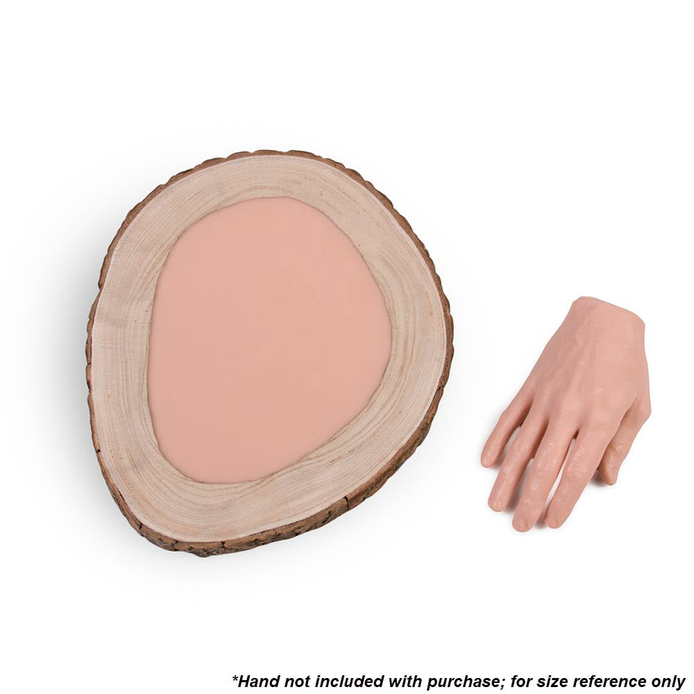 Gallery Series Large Wooden Plank — Synthetic Hand Size Comparison