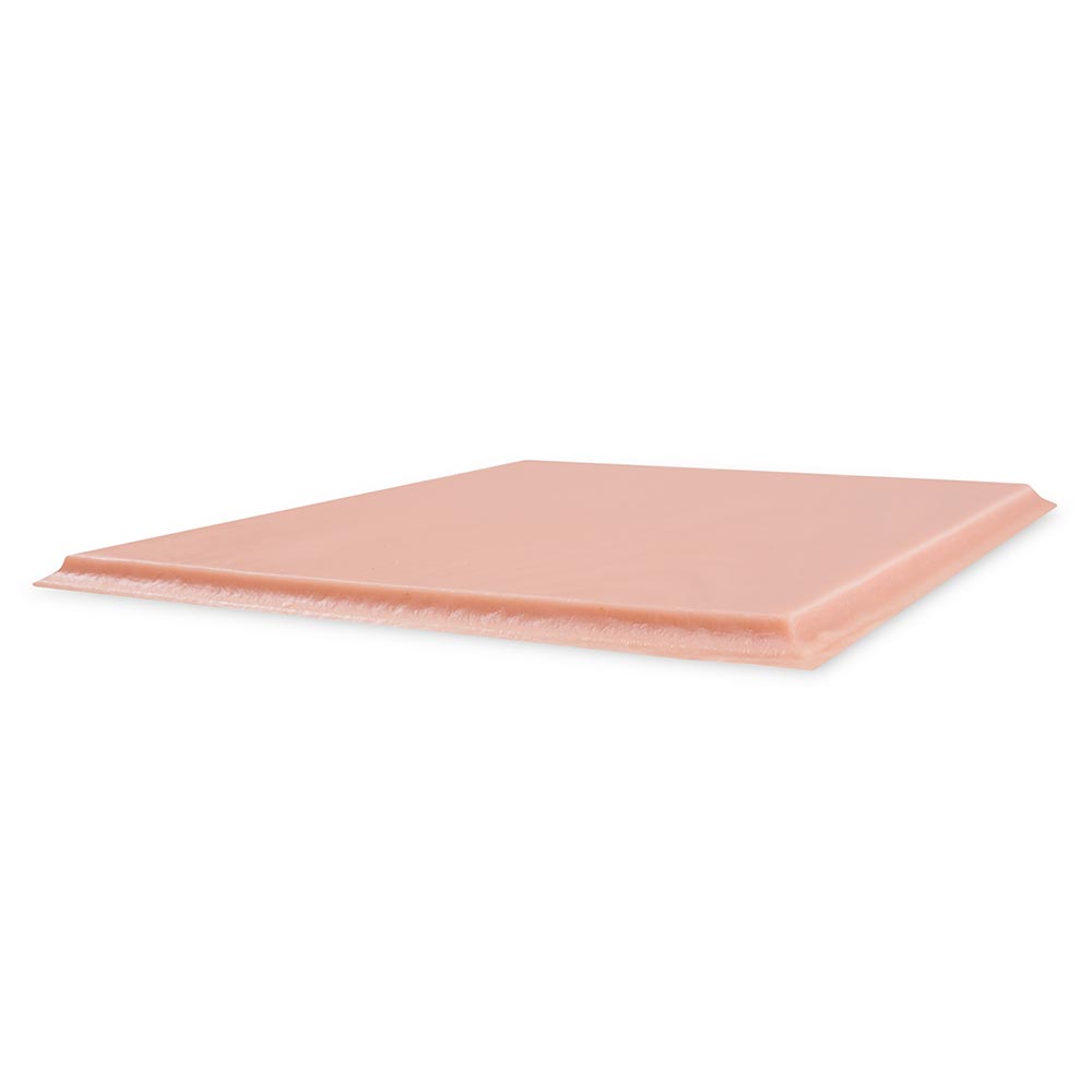 11" x 9" Pink Tone Rectangle Plaque — Side View