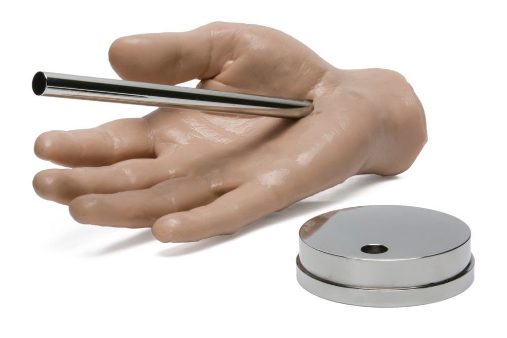 Round Steel Hand Display 2