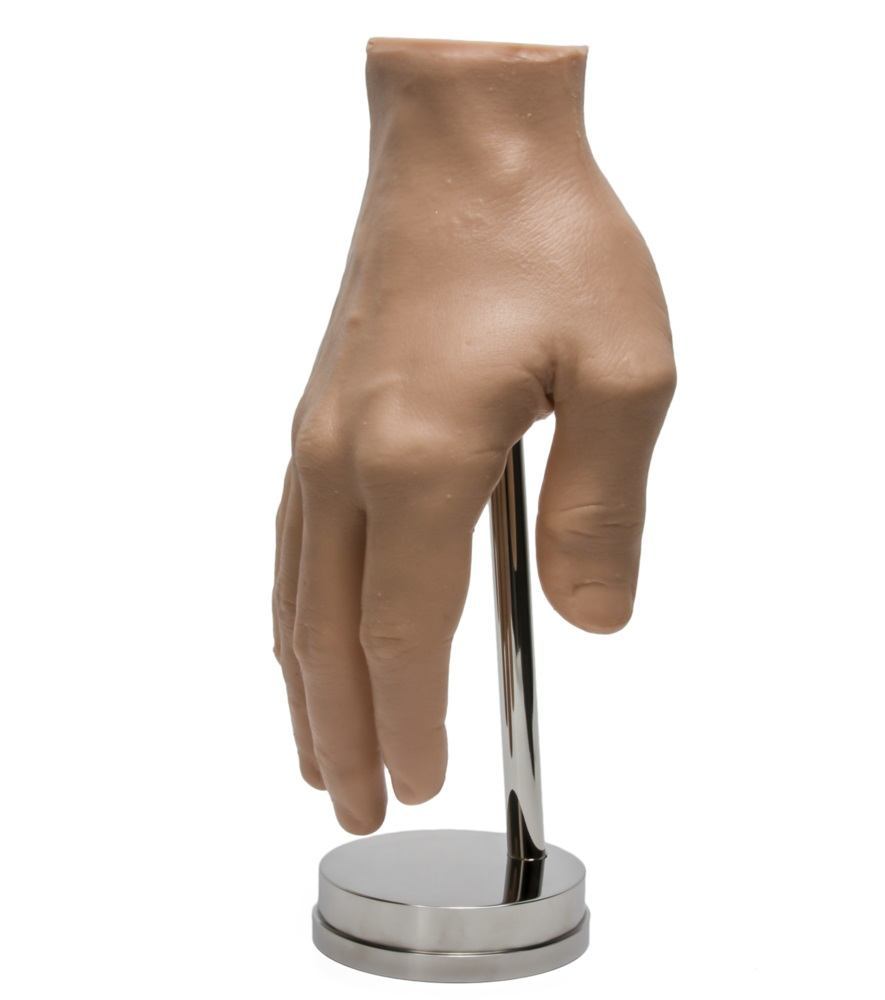 Round Steel Hand Display 3